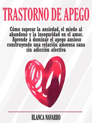 cover image of Trastorno de Apego